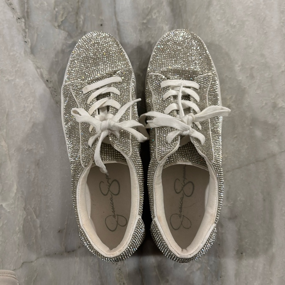 Bedazzled Sneakers Jessica Simpson Bride